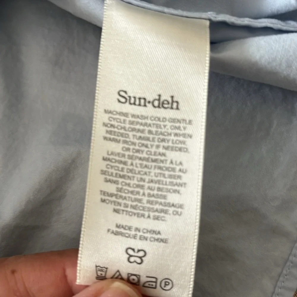 Aritzia Sunday Best Sun
Deh Hadley Babydoll Poplin
Mini Dress Blue Size medium - Picture 6 of 11